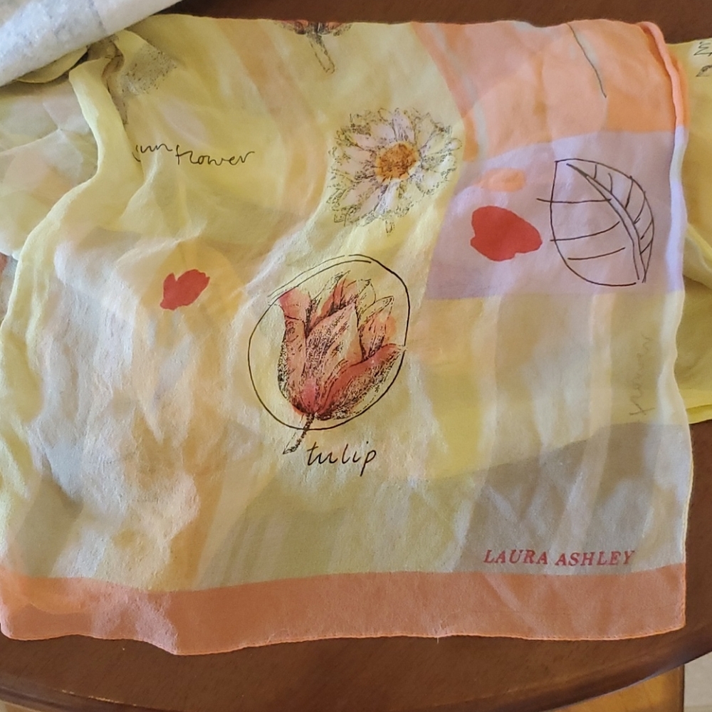 Laura Ashley Floral Scarf